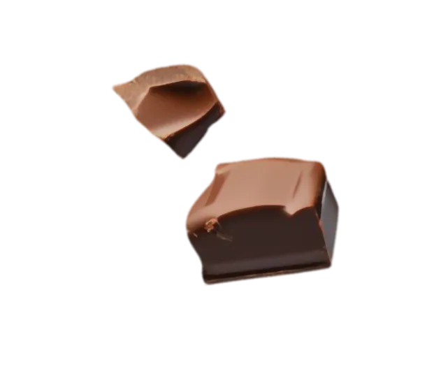 Remahan cokelat kiri